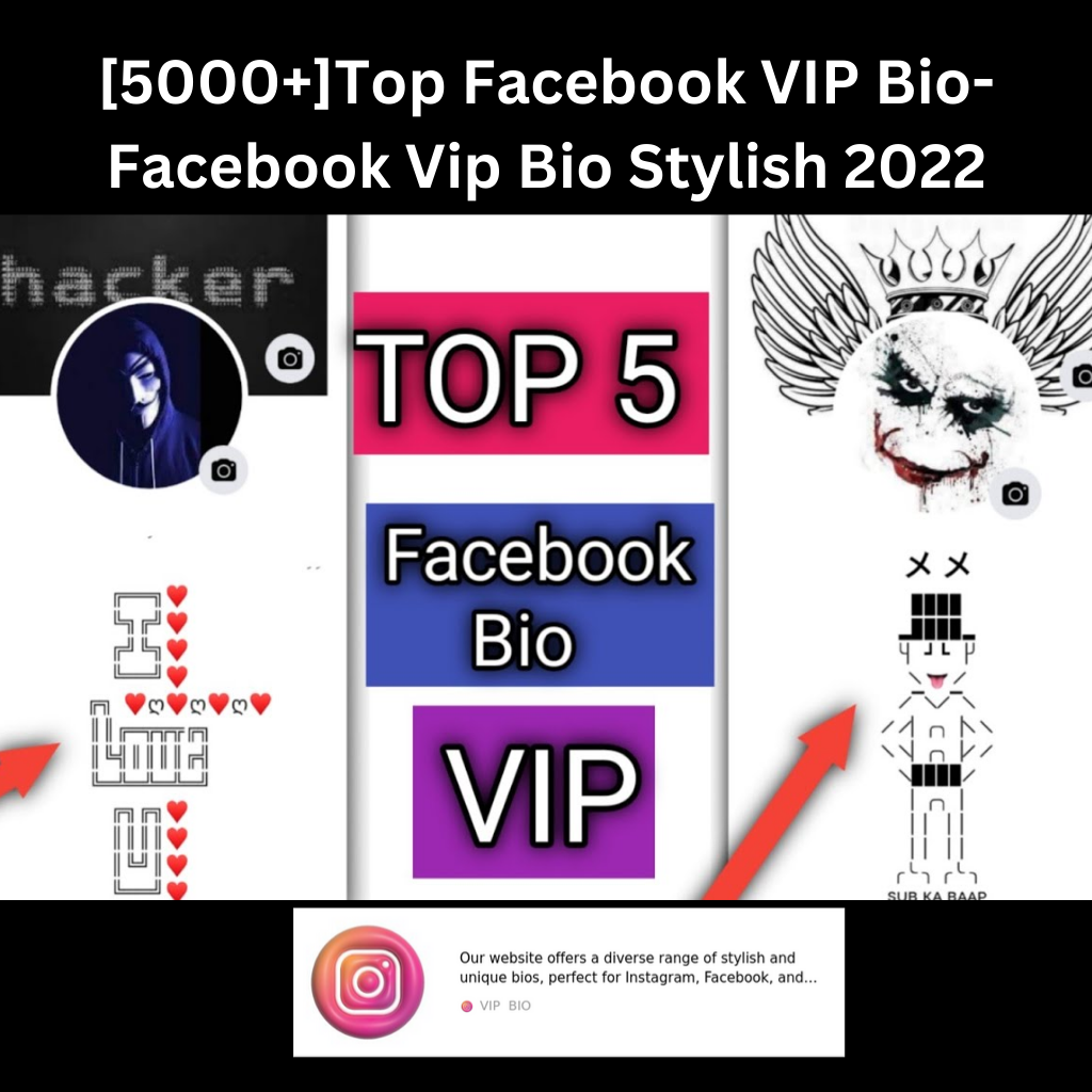 Facebook VIP Bio